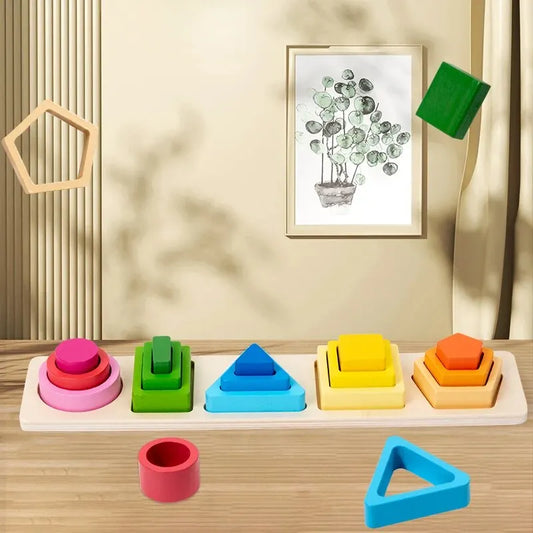 Buntes Montessori Lernspielzeug