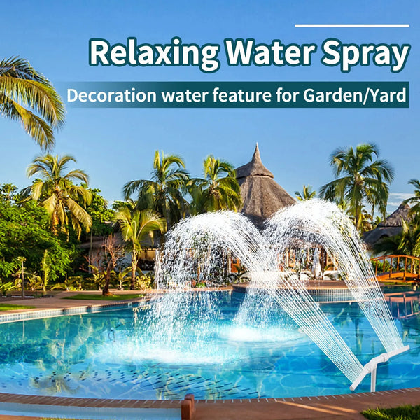 Kreativer Pool-Wasserfall Sprinkler