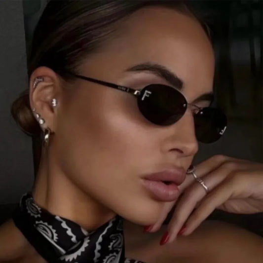 Elegante F-Rahmen Sonnenbrille