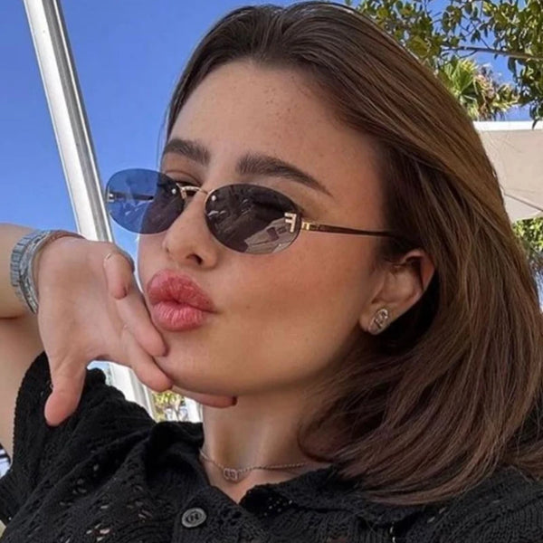 Elegante F-Rahmen Sonnenbrille