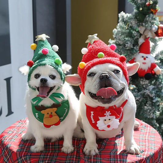 Lustiger Weihnachts-Hundehut