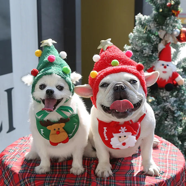 Lustiger Weihnachts-Hundehut